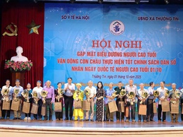 Xã Thường Tín gặp mặt, biểu dương Người cao tuổi tiêu biểu