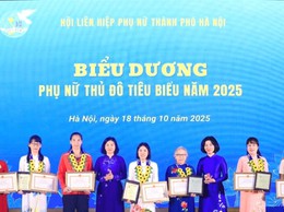 Hội Liên hiệp phụ nữ TP Hà Nội tiếp tục dẫn đầu trong các phong trào thi đua yêu nước