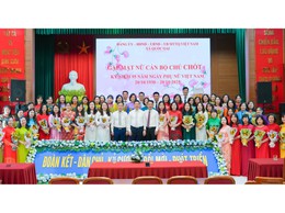 Xã Quốc Oai gặp mặt nữ cán bộ chủ chốt nhân kỷ niệm 95 năm ngày phụ nữ Việt Nam 20/10