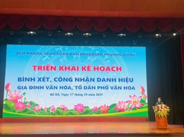 Phường Bồ Đề hướng dẫn, triển khai bình xét Gia đình văn hóa, Tổ dân phố Văn hóa năm 2025