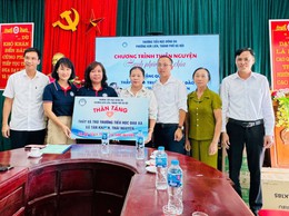 CHUYẾN ĐI THIỆN NGUYỆN ĐẦY Ý NGHĨA CỦA TRƯỜNG TIỂU HỌC ĐỐNG ĐA