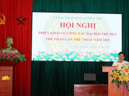 Phúc Sơn sẵn sàng cho ngày khai mạc Đại hội TDTT xã Phúc Sơn lần thứ I, năm 2025