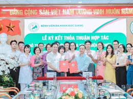 Lễ ký kết thỏa thuận hợp tác hỗ trợ chuyên môn trong khám bệnh, chữa bệnh giữa Bệnh viện Đa khoa Đức Giang và Trạm Y tế xã Thuận An