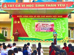 TRƯỜNG THCS YÊN SỞ TỔ CHỨC CHUỖI HOẠT ĐỘNG CHÀO MỪNG NGÀY PHỤ NỮ VIỆT NAM 20/10