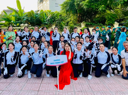 HỌC SINH TRƯỜNG THCS THỊNH LIỆT TỎA SÁNG TẠI ĐẠI HỘI THỂ DỤC THỂ THAO PHƯỜNG HOÀNG MAI NĂM 2025
