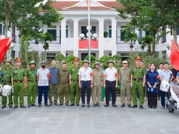 Ban Chỉ đạo 197 xã Quốc Oai ra quân kiểm tra, xử lý vi phạm trật tự đô thị, trật tự xây dựng và vệ sinh môi trường