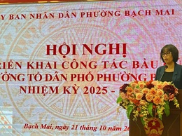 Hội nghị triển khai công tác bầu cử tổ trưởng dân phố  Phường Bạch Mai nhiệm kỳ 2025-2028