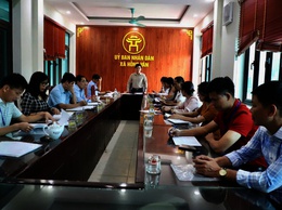 HỘI NGHỊ TRIỂN KHAI ĐÔN ĐỐC, PHÂN CÔNG NHIỆM VỤ LỄ KHAI MẠC ĐẠI HỘI TDTT XÃ HỒNG VÂN LẦN THỨ NHẤT NĂM 2025