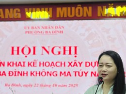 Phường Ba Đình xây dựng địa bàn không ma túy
