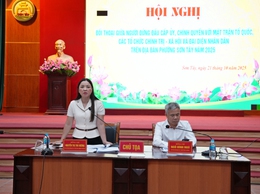 Hội nghị đối thoại giữa lãnh đạo phường với đại biểu nhân dân