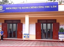 Phát huy hiệu quả hoạt động của Điểm tiếp nhận phục vụ hành chính công