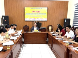 UBND xã Phúc Lộc làm việc với các phòng, ngành, đơn vị liên quan về công tác xây dựng trường chuẩn quốc gia năm 2025 và nghe báo cáo công tác Hội