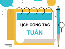 LỊCH CÔNG TÁC TUẦN CỦA LÃNH ĐẠO TRUNG TÂM (Từ ngày 20/10/2025 đến ngày 24/10/2025)