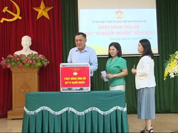 UBMTTQ Việt Nam, Trung tâm VH-TT&TT xã Phúc Lộc tổ chức phát động ủng hộ Quỹ 
