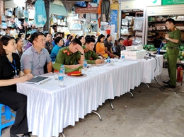 Tăng cường công tác phòng cháy, chữa cháy tại chợ Thanh Xuân Bắc