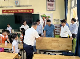 ĐẢNG ỦY XÃ BA VÌ KIỂM TRA CÔNG TÁC DẠY VÀ HỌC TẠI CÁC TRƯỜNG HỌC TRÊN ĐỊA BÀN XÃ