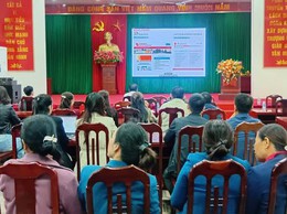 Đảng ủy xã Thượng Phúc tham dự hội nghị trực tuyến tập huấn một số thủ tục hành chính của Đảng trên môi trường điện tử