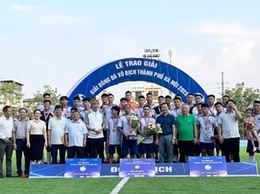 Hoài Đức xuất sắc giành ngôi vô địch Giải bóng đá thành phố Hà Nội năm 2025