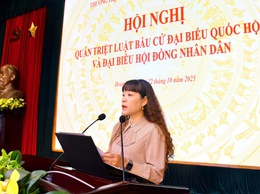 PHƯỜNG HOÀN KIẾM TỔ CHỨC HỘI NGHỊ QUÁN TRIỆT LUẬT BẦU CỬ ĐẠI BIỂU QUỐC HỘI VÀ ĐẠI BIỂU HĐND NĂM 2025