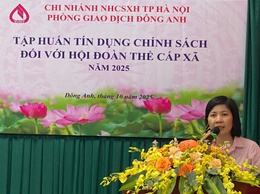 HỘI NGHỊ TẬP HUẤN NGHIỆP VỤ NHẬN ỦY THÁC CHO HỘI ĐOÀN THỂ XÃ VĨNH THANH, THIÊN LỘC, PHÚC THỊNH