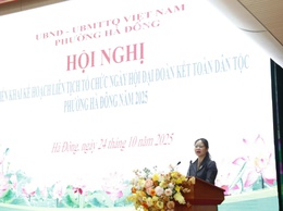 Phường Hà Đông triển khai kế hoạch tổ chức Ngày hội Đại đoàn kết toàn dân tộc năm 2025