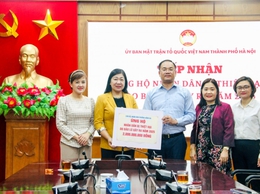 Nhân dân phường Đống Đa ủng hộ đồng bào vùng bão lụt hơn 2 tỷ đồng