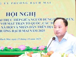 Phường Bạch Mai ưu tiên giải quyết kịp thời vấn đề cấp bách của người dân với thời hạn cụ thể