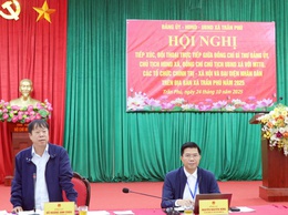 Hội nghị tiếp xúc, đối thoại  giữa Bí thư, Chủ tịch HĐND, UBND xã Trần Phú với MTTQ, các đoàn thể chính trị xã hội, đại diện nhân dân trên địa bàn xã