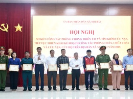 Xã Nội Bài sơ kết công tác PCTT&TKCN, triển khai công tác PCCC&CHCN