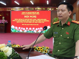 Công an thành phố Hà Nội kiểm tra các mặt công tác tại Công an phường Định Công sau 3 tháng triển khai mô hình tổ chức mới