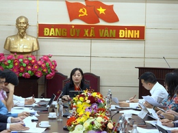Vân Đình đẩy mạnh giải ngân vốn đầu tư công, quyết liệt trong công tác giải phóng mặt bằng