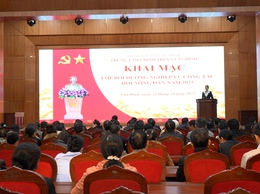 Khai mạc lớp bồi dưỡng nghiệp vụ công tác Hội nông dân năm 2025