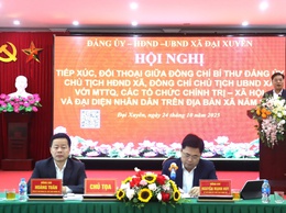 Xã Đại Xuyên tổ chức hội nghị tiếp xúc, đối thoại giữa người đứng đầu Cấp ủy, Chính quyền với Nhân dân  năm 2025