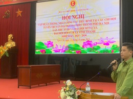 Hội Cựu chiến binh xã Vĩnh Thanh tổ chức tập huấn công tác tiêu binh và tuyên truyền các sự kiện chính trị quan trọng.