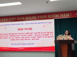 Tập huấn sử dụng các tính năng 