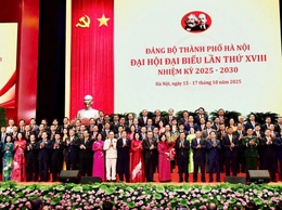 ĐỀ CƯƠNG TUYÊN TRUYỀN 
KẾT QUẢ ĐẠI HỘI ĐẠI BIỂU LẦN THỨ XVIII ĐẢNG BỘ THÀNH PHỐ HÀ NỘI, NHIỆM KỲ 2025 – 2030