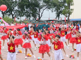 Ba màn đồng diễn ấn tượng tại Đại hội thể dục thể thao xã Trần Phú năm 2025