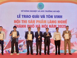 Hà Nội trao giải thưởng 125 tác phẩm tại Hội thi sản phẩm làng nghề Thành phố