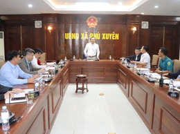Hội nghị triển khai kế hoạch cưỡng chế tại thôn Nguyên Hanh và tiểu khu Thao Chính