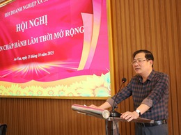 Hội nghị Ban Chấp hành mở rộng nhằm chuẩn bị các nội dung cho Đại hội Hội Doanh nghiệp xã Suối Hai lần thứ Nhất