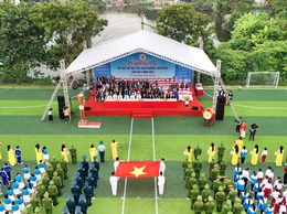PHƯỜNG VĨNH HƯNG TỔ CHỨC THÀNH CÔNG LỄ KHAI MẠC ĐẠI HỘI THỂ DỤC THỂ THAO LẦN THỨ I NĂM 2025