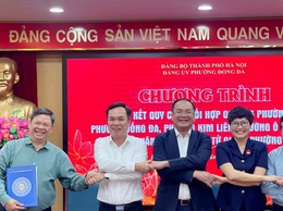 5 phường quận Đống Đa (cũ) ký kết Quy chế phối hợp, tăng cường gắn kết sau sáp nhập