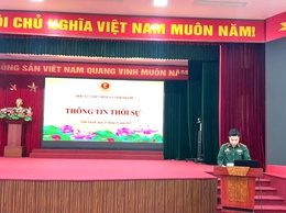 HỘI CỰU CHIẾN BINH XÃ VĨNH THANH TỔ CHỨC HỘI NGHỊ THÔNG TIN THỜI SỰ CHO HỘI VIÊN