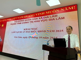 Tập huấn bồi dưỡng kiến thức, kỹ năng hoạt động cho đại biểu HĐND xã Gia Lâm năm 2025