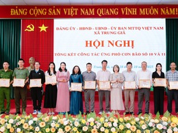 TRUNG GIÃ TỔNG KẾT CÔNG TÁC ỨNG PHÓ, KHẮC PHỤC HẬU QUẢ BÃO SỐ 10, 11