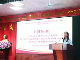 MTTQ phường Phú Diễn sẵn sàng cho Ngày hội đại đoàn kết toàn dân tộc 2025