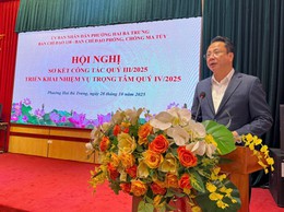 Phường Hai Bà Trưng sơ kết công tác Quý III/2025, triển khai nhiệm cụ trọng tâm Quý IV/2025 phong trào Toàn dân bảo vệ an ninh Tổ quốc và hoạt động của các Ban chỉ đạo phòng, chống tội phạm, ma tuý.