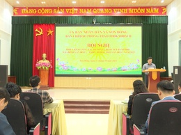 UBND xã chỉ đạo hoàn thiện hồ sơ đánh giá, bình xét các danh hiệu Văn hóa xong trước ngày 05/11/2025