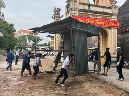 UBND xã Tam Hưng tổ chức cưỡng chế, buộc thực hiện biện pháp khắc phục hậu quả các công trình vi phạm trật tự xây dựng