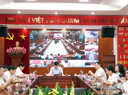 Phường Chương Mỹ giao ban trực tuyến với thành phố Hà Nội về vận hành mô hình chính quyền 2 cấp